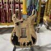 Ålderad St Electric Guitar Alder Body Maple Fingerboard 100% Handgjorda gitarrar av hög kvalitet