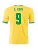 Brasil Neres Coutinho Soccer Jersey 2021 2022 2023 Camiseta de Futebol Brazils G.Jesus Firmino 22 23 Football Shirt