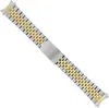 Horlogebanden 20mm Jubilee Band Armband Compatibel Met Datejust 16013 16233 16234 Roestvrij Stalen Accessoires Deli22