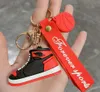 3D Creative Mini Designer Basketball Shoes Keychain Pendant Casual Sports Shoe Keychains for Men Women Fashion Jewelry Gift In Bulk