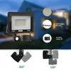 US STOCK Proiettori di sicurezza con sensore di movimento 20W 2200LM Proiettore a LED Sensore PIR 6000K Luci IP66 per esterni Impermeabile per giardino Cortile Garage