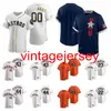 Hombres Mujeres Jóvenes 2021 Juego de Estrellas Jerseys de Béisbol 2 Alex Bregman 18 Jason Castro 1 Carlos Correa 0 Kent Emanuel 77 Luis García Personalizado