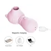 ピンクの猫のクリトール吸引バイブレーター女性のためのセクシーなおもちゃ口腔吸引乳首吸盤クリトリスティムターマスターベーターエロティックおもちゃ