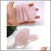 Chinese Style Products Arts Crafts Gifts Home Garden Rose Quartz Jade Guasha Board Natural Stone Scraper Tools For Face Neck Back Body Ac