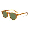 선글라스 레트로 라운드 남성과 여성을위한 편광 빈티지 운전 야외 Gregory Peck Oval Sun Glasses Light Acetate With CaseSunglasses