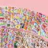 40 vellen 3D -stickers voor kinderen Toddlers 1200 Vivid Puffy Children Stickers Boys Girls Teachers beloning Craft Scrapbook Gift Toys 220815