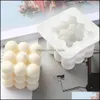 DIYキャンドルMOD SOY WAX MOLD AROMATHERPASTER CANDLE 3D SILE HAND-MADE AROMA SOAP MOLDS DROP DERVILY 2021 CRAFT TOOLS ARTS CRAFTS GI