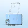 حالات الهاتف لـ iPhone 15 Plus Pro Max 14 13 Pro 12 Mini 11 XS Max XR 7 8 SE2 1.5mm شفاف أكريليك TPU الغطاء المحمول