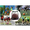 Capa de basquete portátil Mesh Bag de futebol de futebol Backpack Outdoor Vôlei Bolsa de armazenamento de bola 220728