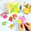 54 صفحات DIY Kids Craft 3D Cartoon Animal Orgami Handcraft Paper Art Learning Teary Edys Toys for Children