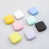 Eyeglasses Accessories Mini glasses case Pocket Portable Easy Carry Make Up Beauty Pupil Storage Lenses Box Mirror Container Travel Kit Cute Style