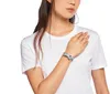 Designer -Armband Frau Leder Edelstahl Armreifen Mode Armbänder Schmuck für Mann Frauen verstellbare Größe Armreifen298z