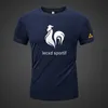 Le Coq Sportif Summer Classic短袖Tシャツとゆるい脂肪の男性的な多目的スポーツHalf6077178