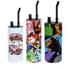 15 oz 20 oz Sublimation Hookah Tumbler avec couvercle de pipe à fumer Sublimation Smoking Tumbler en acier inoxydable Tumbler droit 0513