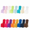 10pcs Chaves de cadeira de casamento Spandex Slipcover para restaurante Banquet Hotel Hotel Party Size Size Universal