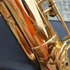 Gold New YTS-875EX Model B-platt professionell tenor Saxofon Jazz Instrument Brass Gold-Plated Professional-Tone Tenor Sax
