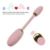 Nxy Eggs Double extrémité Télécommande Oeuf Vibrant Balles Vaginales Stimulateur de Clitoris Vibromasseur Puissant Produits pour Adultes Sex Toys pour Femme 220421