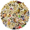 50Pcs/Lot Cartoon Funny Dog Meme Stickers Doge graffiti Stickers for DIY Luggage Laptop Skateboard Motorcycle Sticker