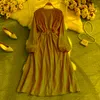 Casual Dresses Amolapha Women Pure Cotton Comfort Hollow Out Single Breasted Holiday Beach Style Maxi Long Dress Casual
