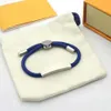 Designer Man Woman Bracelet Fashion Leather Magnetic Bucklets Chain Jewelry Jewelry Usisex Wristband عالية الجودة مع Box2202258