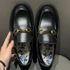 2022 Luxury Designer Platform Shoes Bee Embroidery Women Casual Sneaker Party Dress Shoes Calfskin Leather Loafers