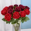 11 pezzi romantici rosa fiore artificiale fai -da -da -te fiore finto di seta bianca per festa decorazione per matrimoni per la casa San Valentino 220609