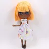ICY DBS Blyth Doll Tan and Super Black Skin Joint Body Oily Hair16BJD Special Price Gift Toy 220707