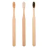 Bamboo Toothbrush with Dense Bristles Manual Toothbrushes Set for Adults Oral Care