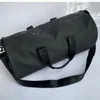 Essentials Туман Фитнес-сумка Сухая и влажная кожаная бочка Портативная сумка-мессенджер на одно плечо для путешествий на короткие расстояния