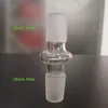 Glass Accessories Drop Down Wholesale Male to Male Female Adaptor 14mm 18mm Bong Pipe Adapters for Oil Rigs Bongs