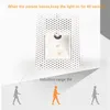 Lampade da parete Luci per scale a LED con sensore di movimento per interni 3W Luce minimalista moderna senza bordi Smart Corner Step Scale Corridoio Ights