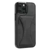 Card slot bag bracket Cases case for iphone 14 13 12 11 mini pro max xs xs 6 7 8 Plus iphone14 magnetic Business Leather Phone Back colver