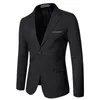 Blazer Men,Men Blazer Slim Fit,Men's Casual Suit Korean Version Slim Groomsman Bridegroom Wedding Business Occupation Suit,-5X 220409