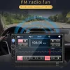 Player multimediale dell'audio di auto da 7 "a touch screen 7010B/7012B/7018B MP5/FM 2din Auto Electronics Inversiting Radio Display