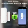 Tuya Smart WiFi czujnik drzwi drzwi otwarte / zamknięte detektory kompatybilne z Alexa Google Home Smar T Life App Darmowe dostosowane logo