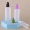 Colorf PE Dropper Bottles L 5ml 10ml 15ml 20ml 30ml 50 ml puntas de aguja con color tapa a prueba de niños punta de plástico eliquid drop deli2272152