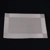 WHQ 4 Pcs/lot Placemat fashion pvc dining table mat disc pads bowl coasters waterproof cloth slip-resistant W220406