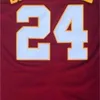 SJ98 C202 Brian Scalabrine #24 USC Trojans University of Southern Comminial College College Basket Buckeys Name Double Stitched and Number Shipping