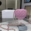 7A top designer luxury bag ladies mini sweet lady one shoulder messenger 2022 new fashion sheepskin brand chain love bag copy