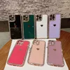 Case di telefonia cellulare per il cuore del cuore diamante eloplato morbido per iPhone 13 11 12 pro max xs xr 7 8 più mini show resocontizzato da paraurti