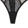 Women039s Mutandine Donne Christmas Sexy Thong Floral Lace Lowrise Thangs Invenile traspirante S M L XL Black e Big Red Pantie6676242