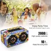 M5 Graffiti Wooden Wireless Speaker Mobile Desktop Home Audio Audio Street Dance