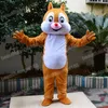 Halloween Brown Squirrel Mascot Costume High Quality Cartoon Character Outfits Carnival Adults Size Birthday Party Outdoor Outfit Unisex Dress Outfit