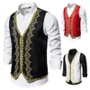 Men's Vests European Gold Inlaid Dress Court Studio Black And White Vest Fabric Type Item Material Model Number Stra22