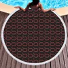 New Designer Beach Round Bath Towels Summer Swimwear Bikini Towel Cover Yoga Mat Shawl Wrap Tassel Blankets Picnic Rug Tablecloth