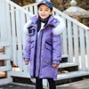 -30 KAŻDY DZIECI Zimowa kurtka 2021 Nowa zagęszcza ciepła kurtka dla dzieci dla dziewczynki Parka Baby Girl Ubrania 8 10 12 rok J220718