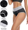 5PCS/Lot Seamless High-waist Women Underwear Solid Color Simple Black Cotton Panties Hip-lifting For 220425