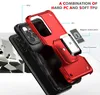 Hybrid Phone Cases For Samsung A53 S22 Plus S22 Ultra A03 Core A03S A73 A33 A23 A21SA12 A13 A22 S21FE Magnetic Ring Holder Shockproof Armor Kickstand Cover D1
