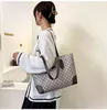 Cheap Purses 70% Off Women's bag 2022 autumn and winter new fashion single shoulder simple leisure hand lattice tote for women