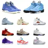 5s hommes chaussures de basket-ball de Pâques haricot Concord Bluebird hommes formateurs Sports de plein air baskets Jade Horizon Oklahoma